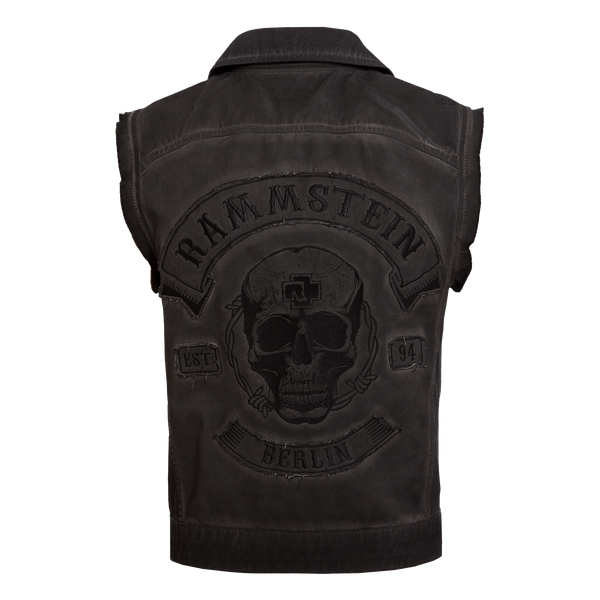 Biker Vest ”Rammstein” | Rammstein-Shop