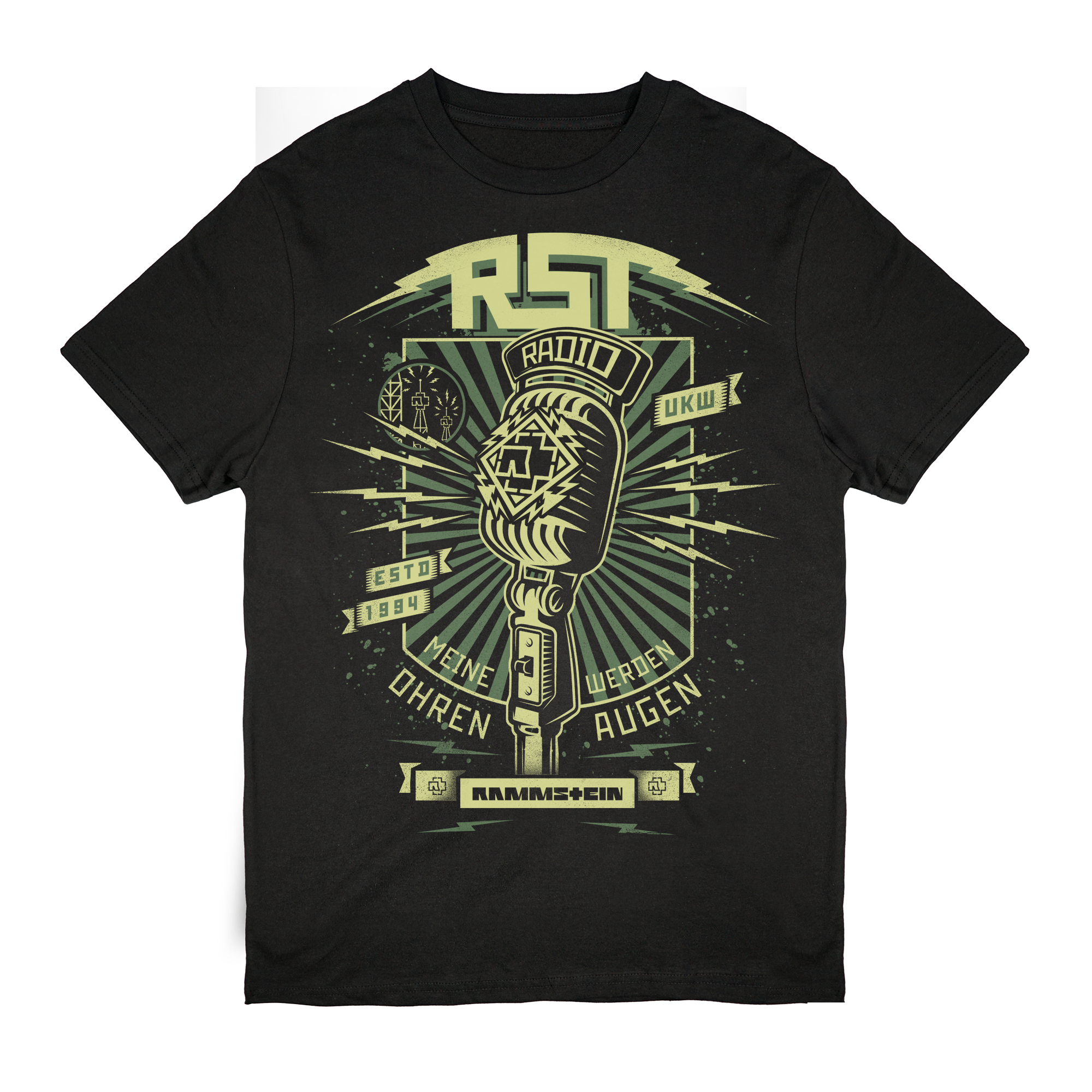 VETEMENTS ヴェトモン 17AW RAMMSTEIN Hoodie ラムシュタイン プリントプルオーバーパーカー フーディー ブラック MAH18TR29 VETEMENTS(ヴェトモン) ⁄ RAMMSTEIN PRINTED T-SHIRT⁄Tシャツ⁄S