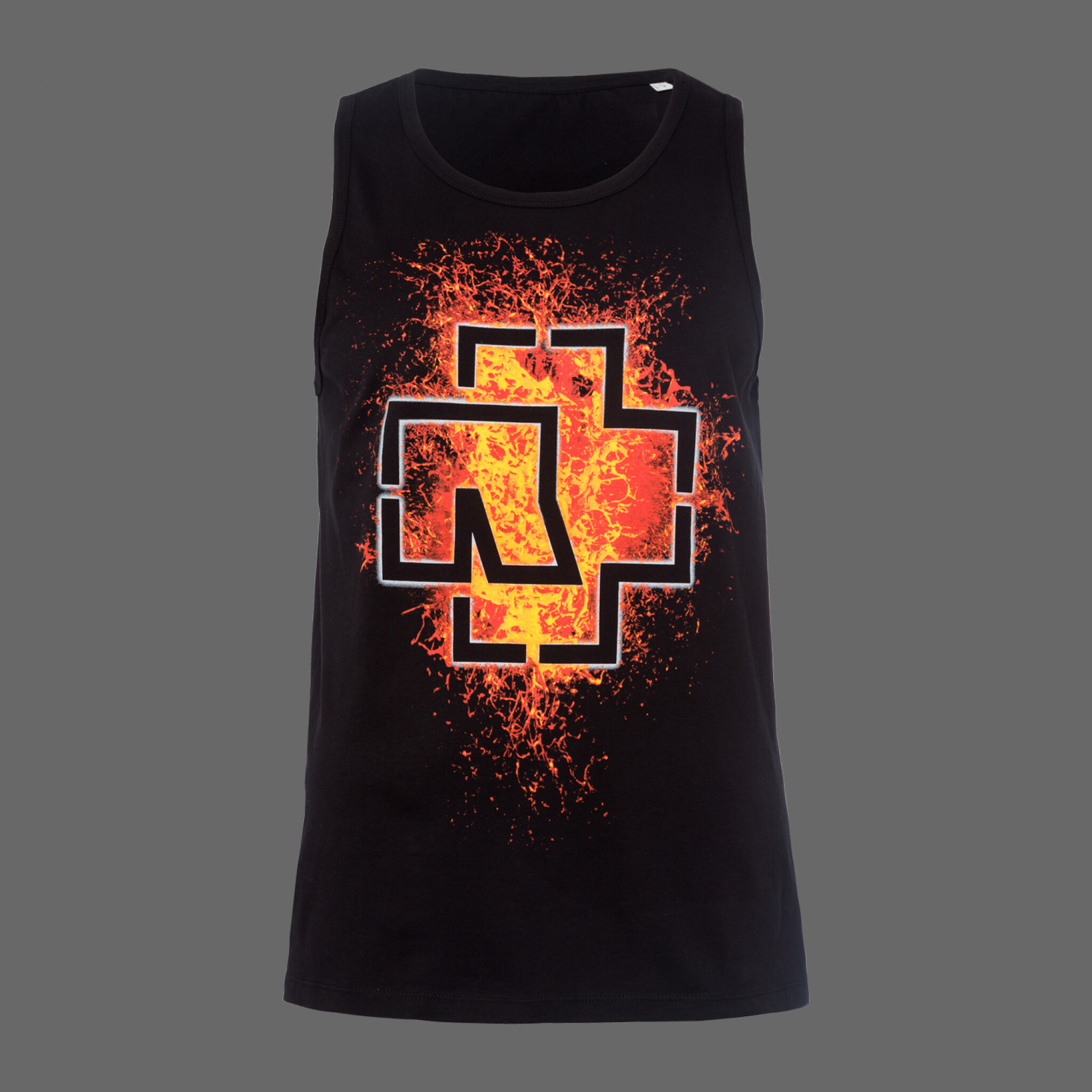 Coin laundry defense poultry Tank top ”Lava Logo” | Rammstein-Shop