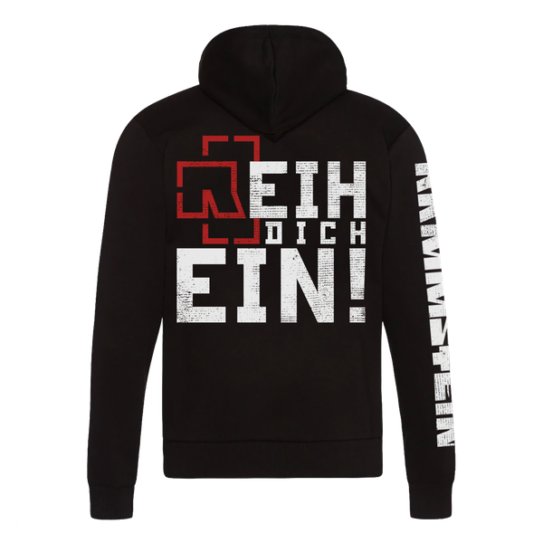 ミュージシャン Rammstein Official Hoodie S Full Zip Hoodie ”Reih dich ein” | Rammstein-Shop