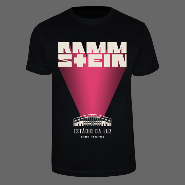 T Shirt Europe Stadium Tour 2023 Lisbon Rammstein Shop