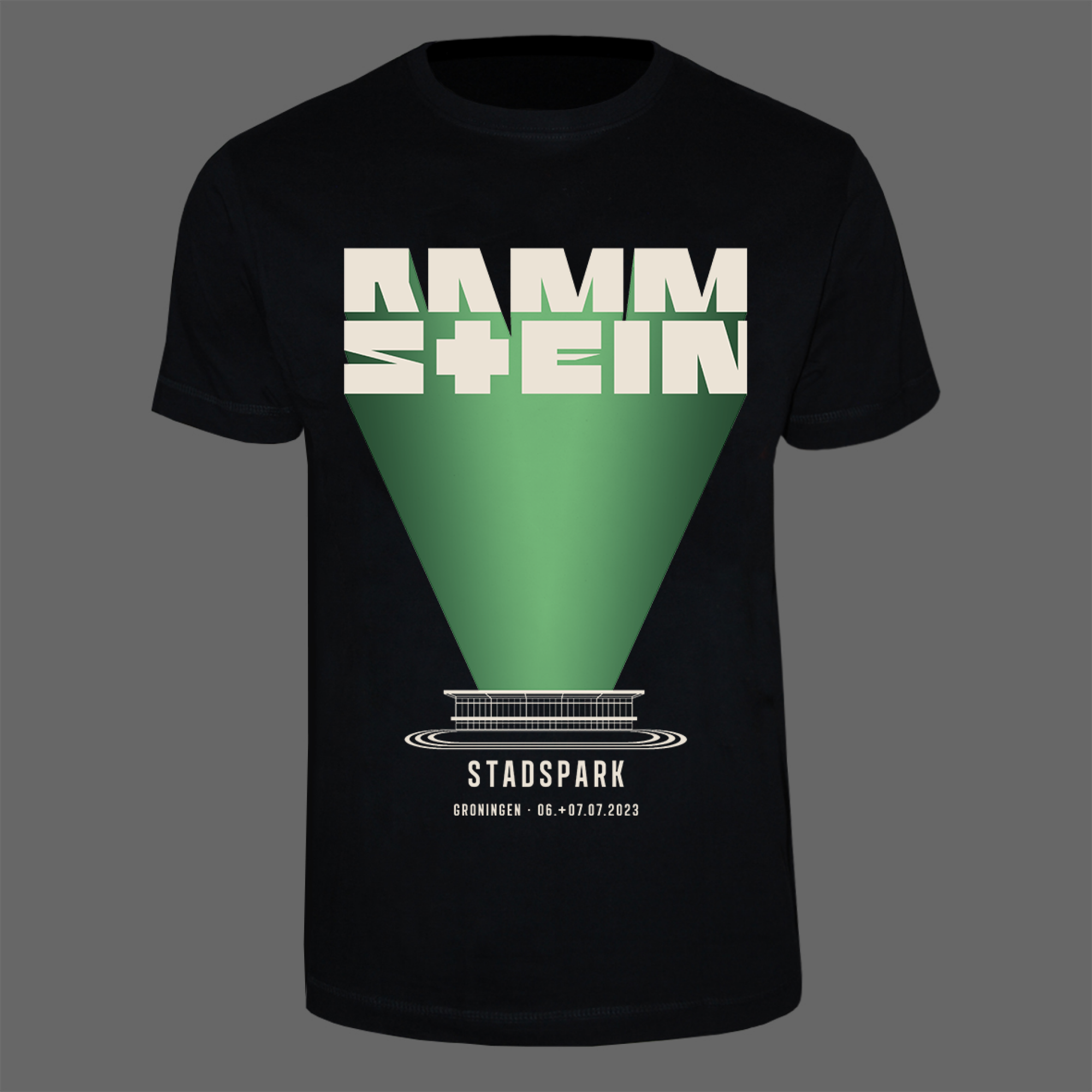 T-Shirt ”Europe Stadium Tour 2023 - Groningen” | Rammstein-Shop
