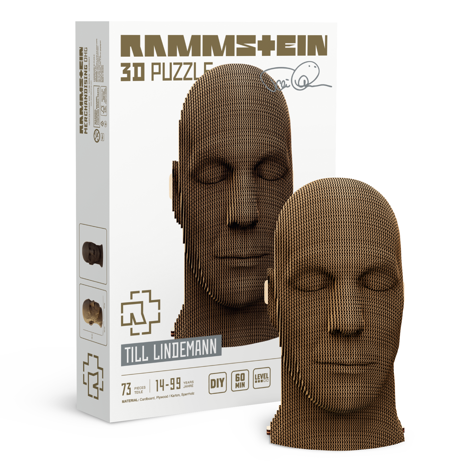 3D Puzzle ”Till Lindemann” Bust | Rammstein-Shop