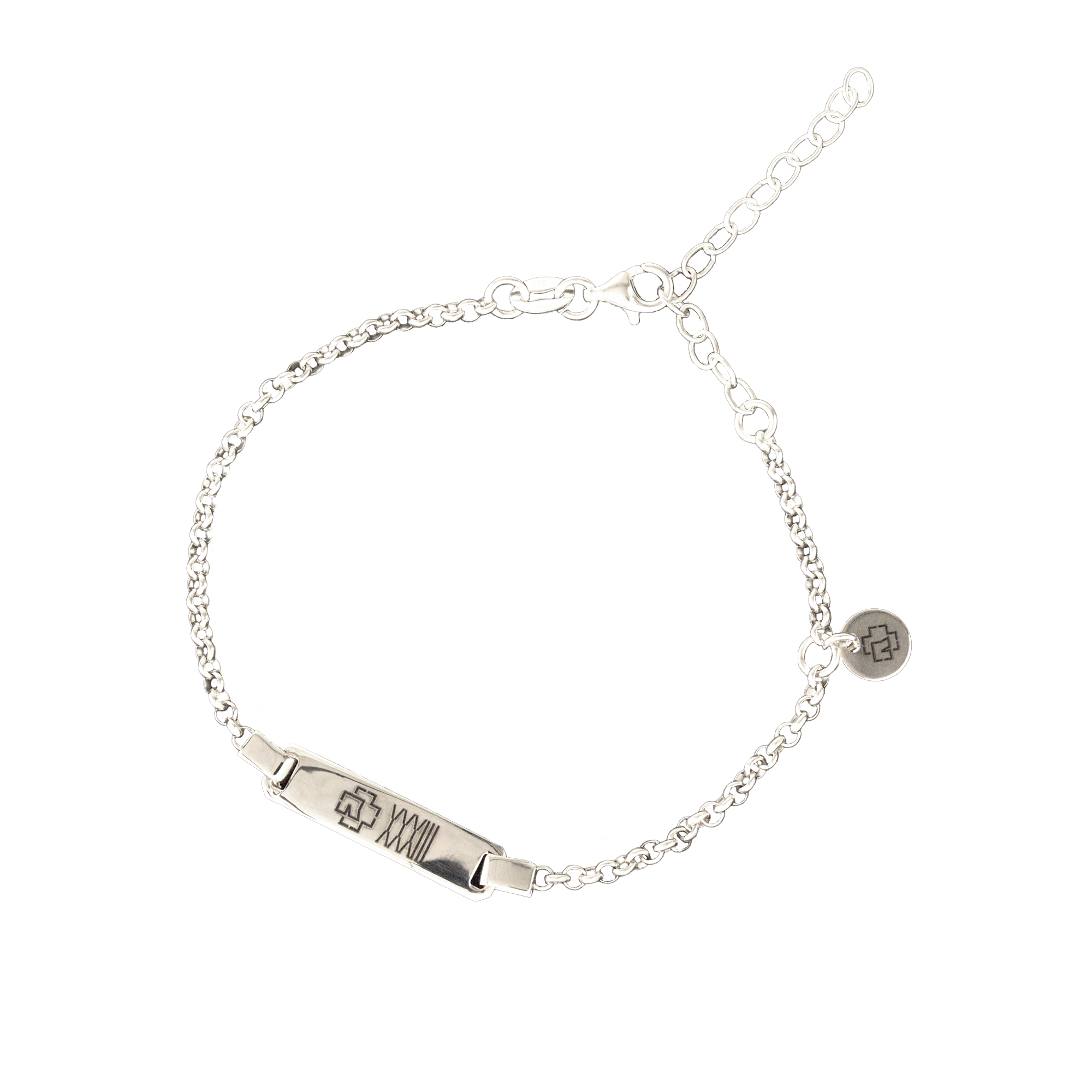 Silver bracelet ”XXXIII” | Rammstein-Shop