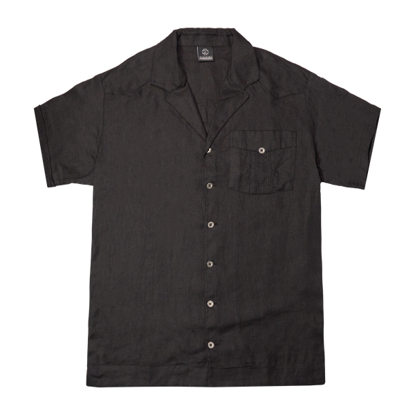 Linen Shirt ”Schwarz” | Rammstein-Shop