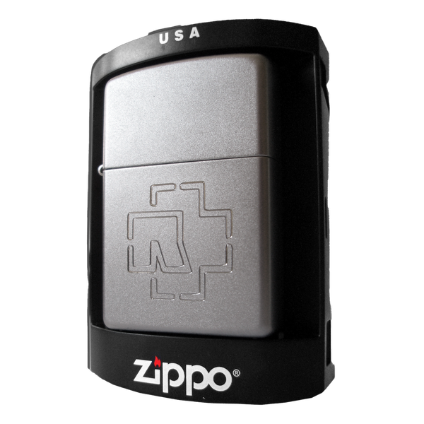 Zippo Windproof Lighter - Classic Odel - Red And Chroe Brass - Refillable For A Lifetie Use