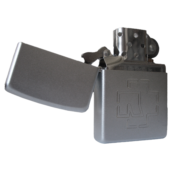 Zippo lighter ”Logo” *Satin Chrome* | Rammstein-Shop
